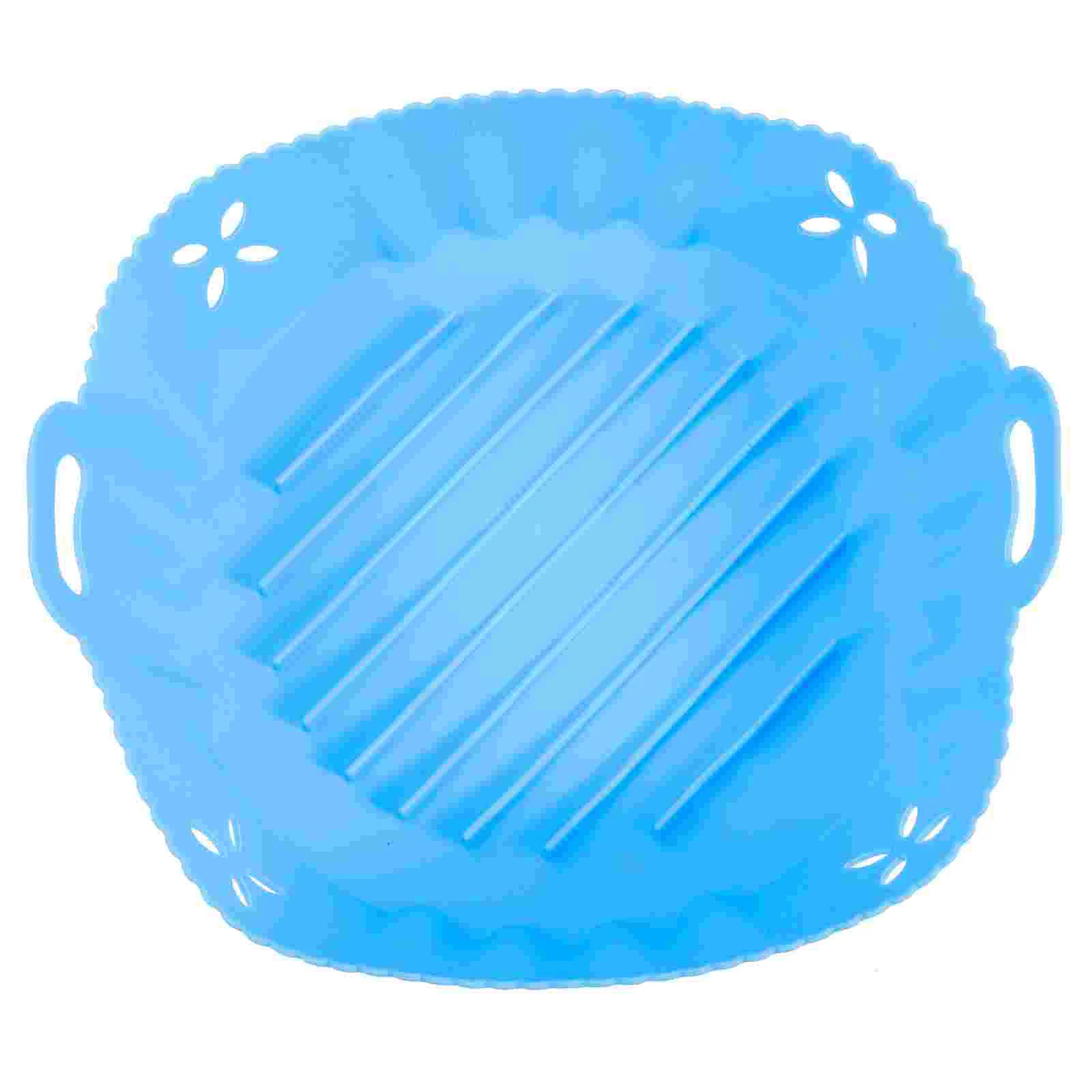 

Flexible Silicone Air Fryer Bowl Reusable Air Fryer Pad Non-stick Liner for Air Fryer Home Kitchen Baking