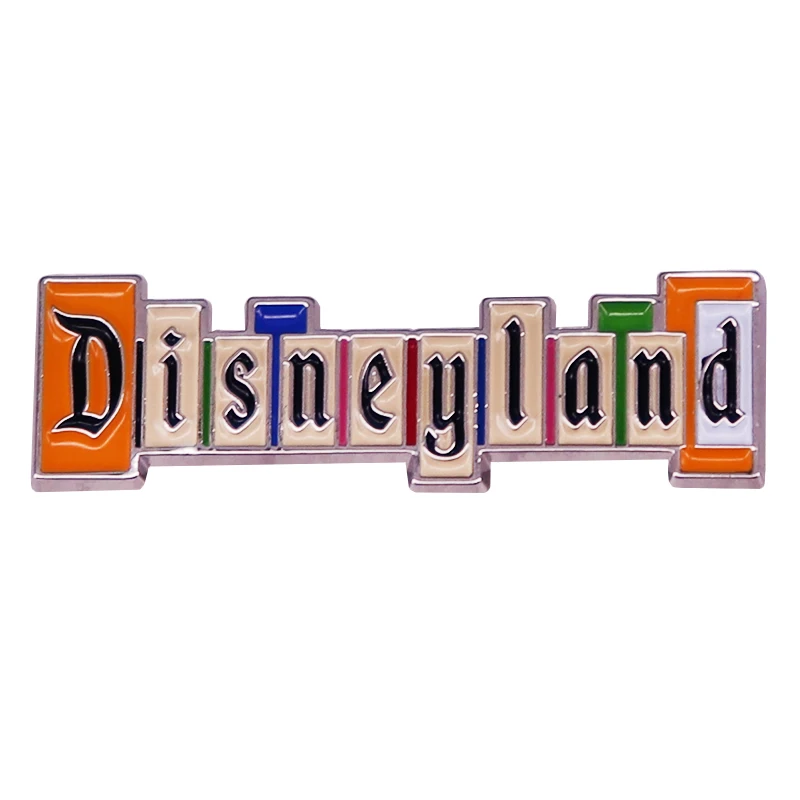 Disneyland-значок для парка развлечений брошь с логотипом Pastel Алфавит Pin - купить по