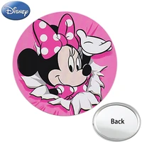 disney minnie mouse photo round pocket mirror mickey mouse compact portable makeup purse mirrors for girl birthday gift dsy99