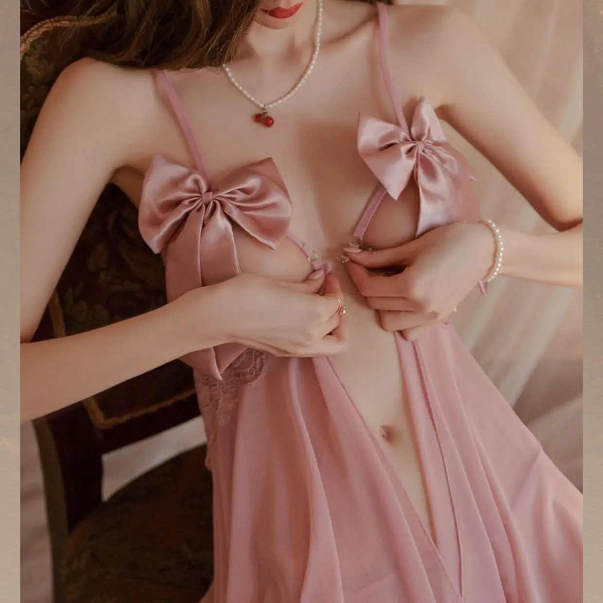 

Сексуальное женское нижнее белье, женская сексуальная ночная рубашка с разрезом, сексуальная ночная рубашка для пар, страсти, ролевых игр, П...