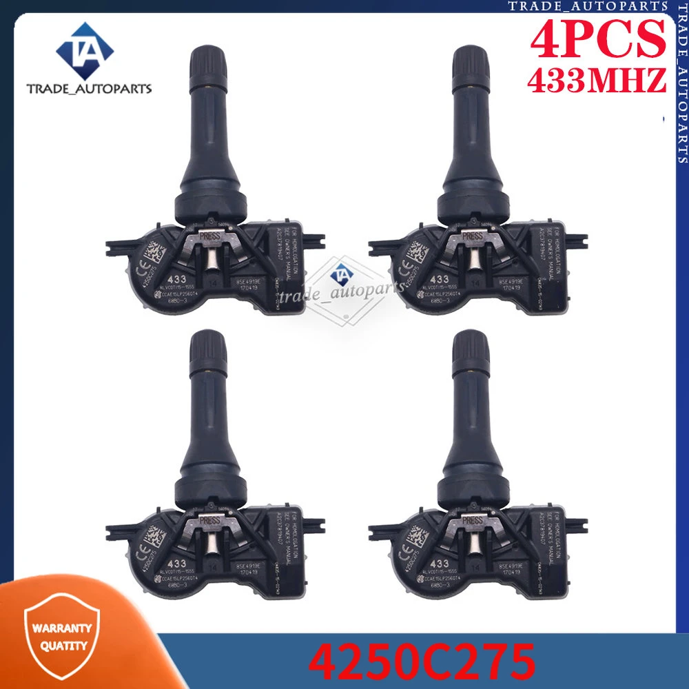 4 шт., автомобильные датчики давления в шинах Mitsubishi Attrage (A10)