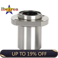 2pcs lmhp6uu lmhp8uu pilot type two side cut flanged linear motion ball bearing seals on both side high quality resin retainer