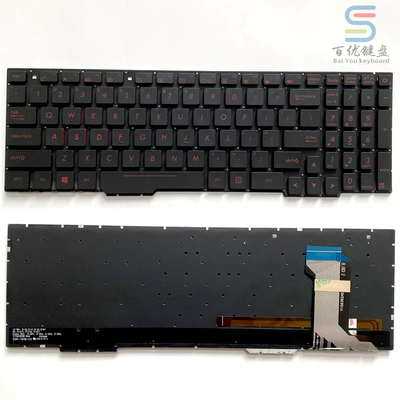 

Клавиатура для ноутбука ASUS ZX53V FZ53V ZX553 GL553 FX553VD FX753 ZX73 FX53
