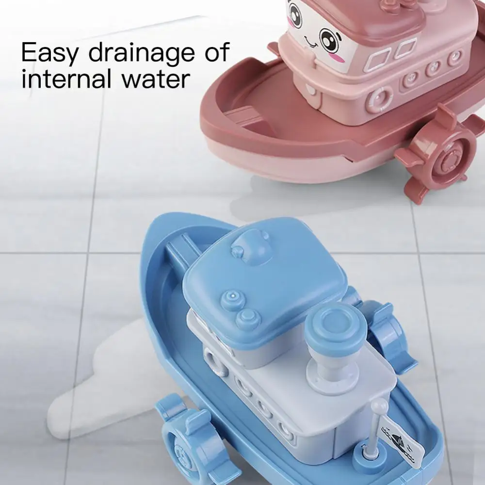 

Anti-fall Bath Swimming Bath Toy Cute Children Clockwork Toy Abs Baby Bath Toys Babys Bath Toy Boat Boat On Water