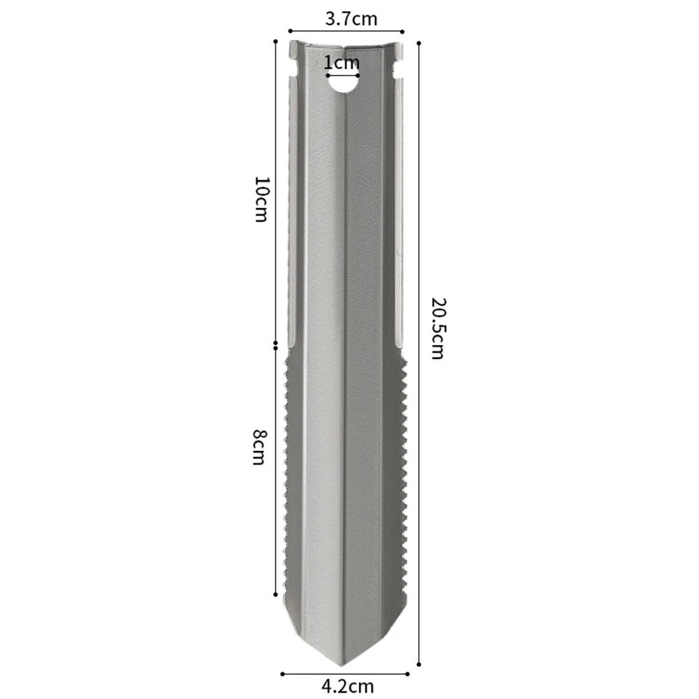 

Outdoor Portable Dirt Shovel Multi-Function Titanium Shovel Small Shovel For Camping Climbing Lightweight Titanium Garden Shovel