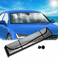 1pcs car sun shade uv visiere protection curtain sunshade film windshield visor front windshield sunshade cover picnic mat