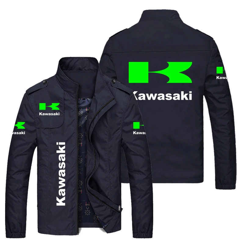 

Куртка мужская, на молнии, с принтом Кавасаки, M-5XL, M01