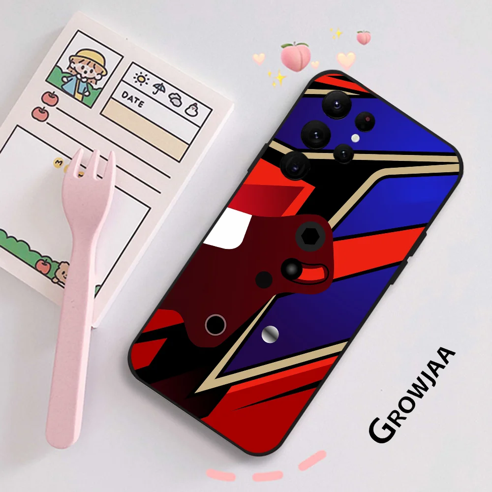 Чехол для телефона F1 K-Kimi R-RaikkonenS Samsung Galaxy S24 Ultra S22 S23 S21 S20 5G Защитный силиконовый