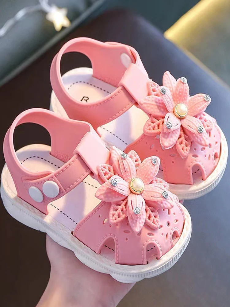 Baby Sandals For Girls Cherry Closed Toddler
