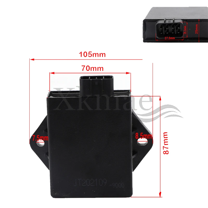 

Flyshen 300cc 8-pin CDI box scooter igniter is suitable for Jiangsu Linhai pedal 250-300CC water-cooled engine