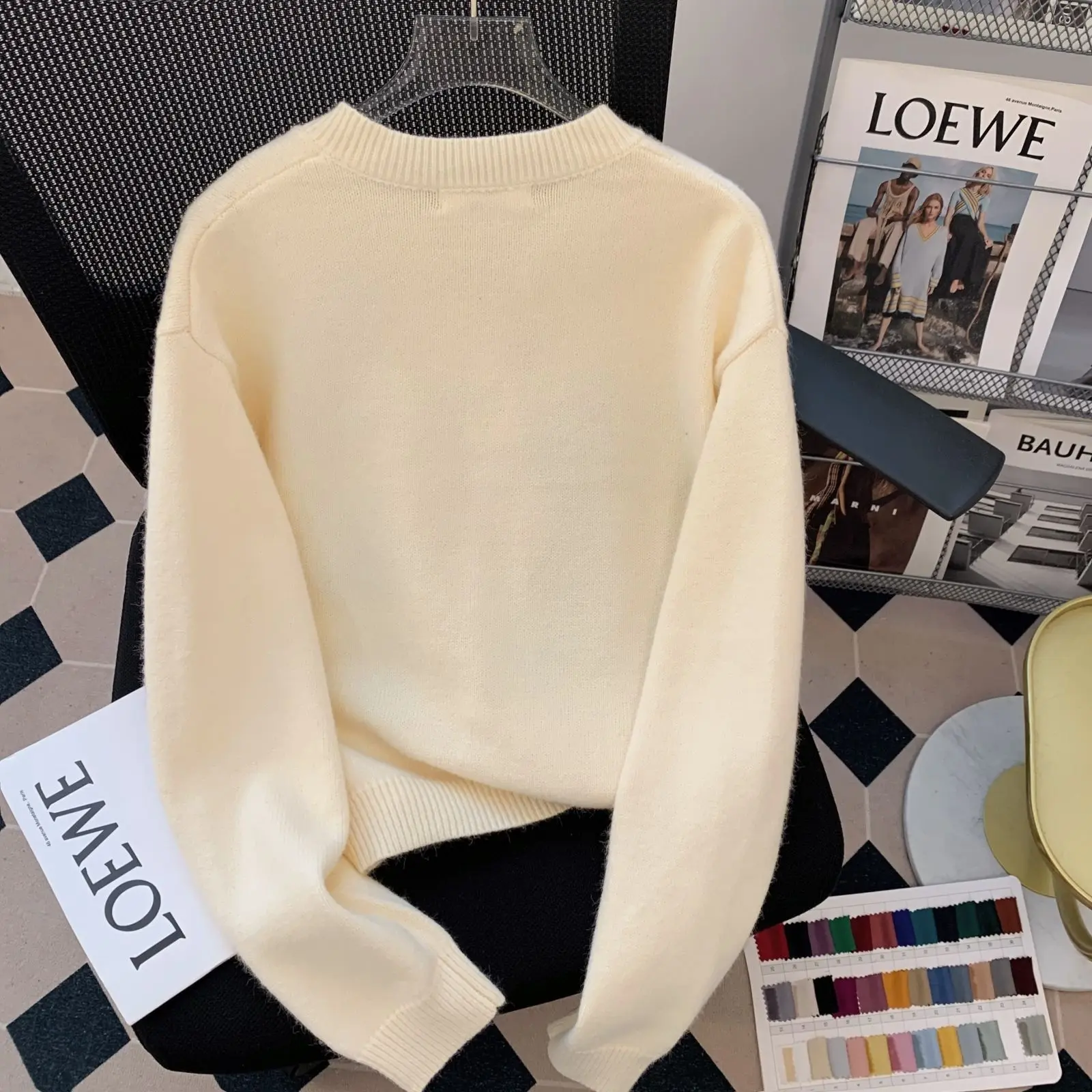 Женский вязаный кардиган