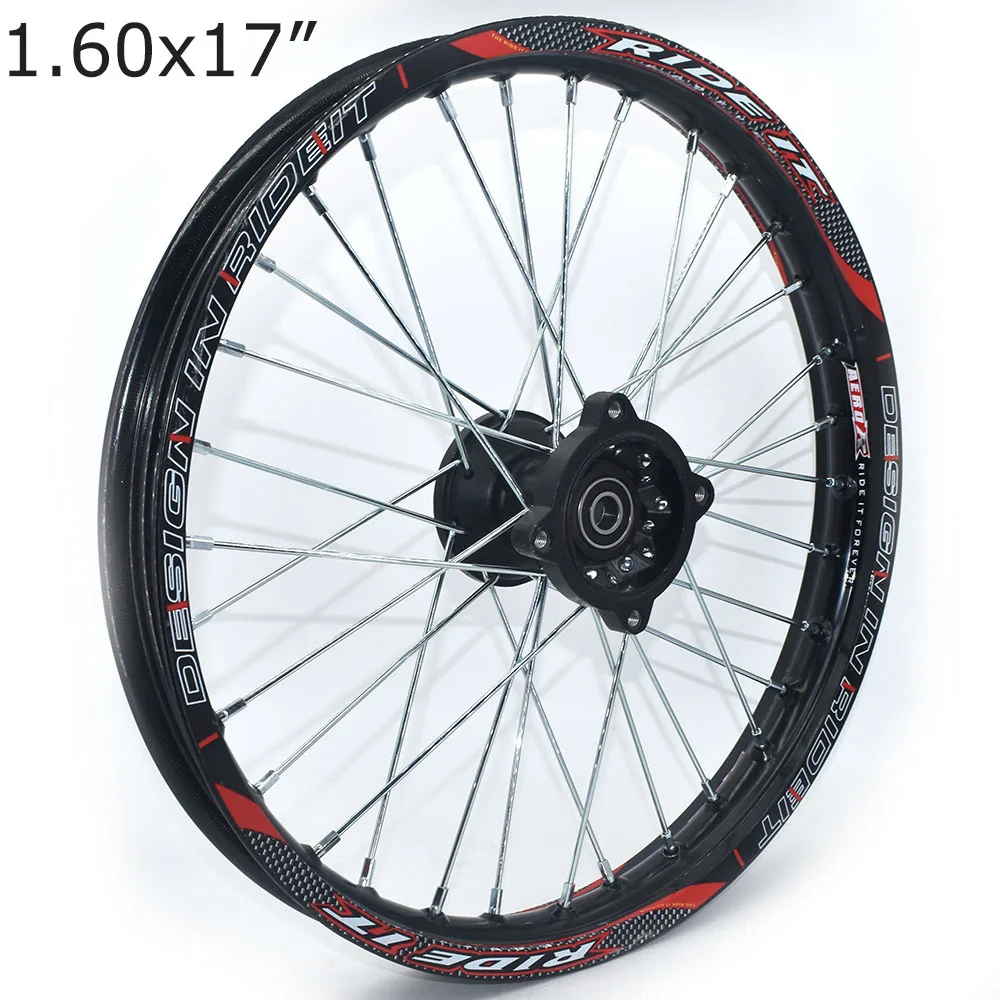 

1.60x 17 inch Front Rims Aluminum Alloy Disc Plate Wheel Rims 1.60 x 17"inch for KLX CRF Kayo Apollo BSE Pit Bike Dit Bike
