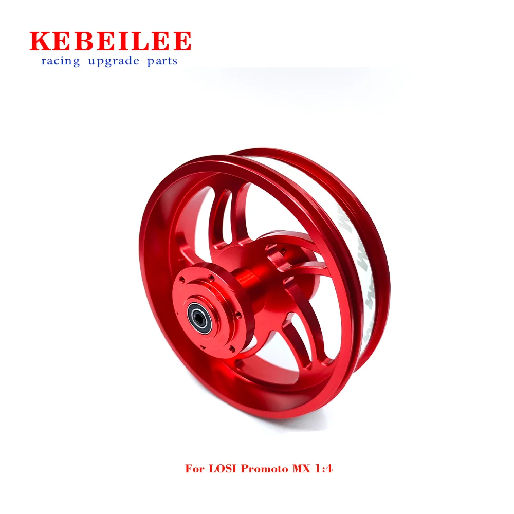 KEBEILEE CNC алюминиевое заднее колесо будущего Stormwheel дизайн для LOSI promto MX 1:4