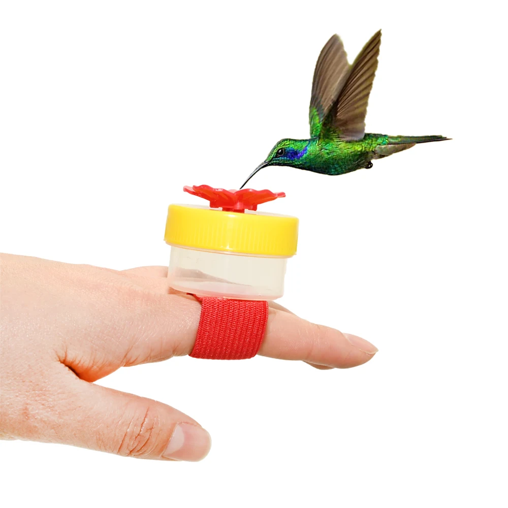 

Handheld Hummingbird Feeders with Suction Cup Multifunctional Mini Bird Feeder Creative Pets Food Container Tray Wild Birdhouse
