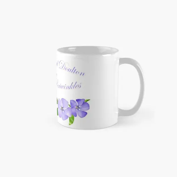 Royal Doulton With Hand Painted Periwink  Mug Printed Pictur