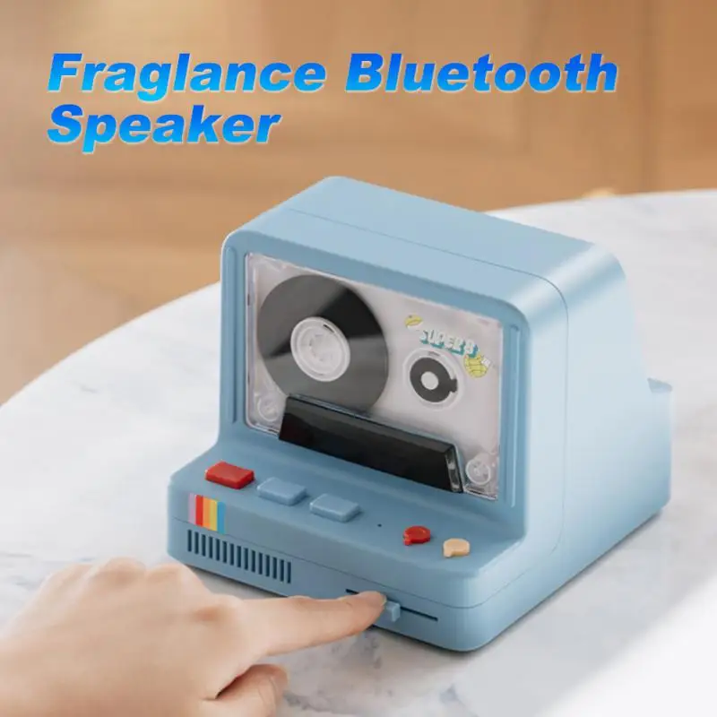 

Multi-function Small Audio Atmosphere Lights Diffuser Loudspeaker Subwoofer Retro Aromatherapy Night Light Fragrance