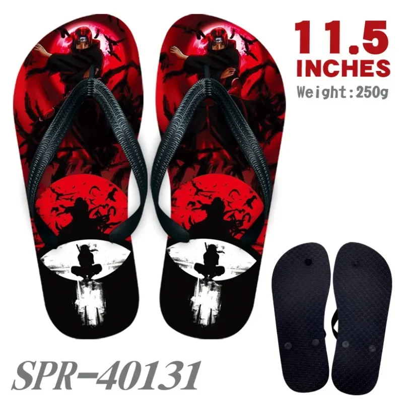 

Naruto Peripheral Slippers Cartoon Flip Flops Flip Flops Sandals Home Shoes Beach Shoes Printing for Both Men and Women