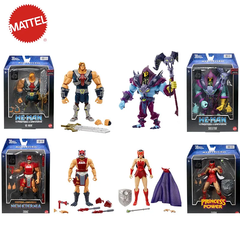 

Mega Bloks Masters of The Universe Revelation Heman Skeletor Zodac Catra Gk Action Figure Collection Anime Model Toy Gifts