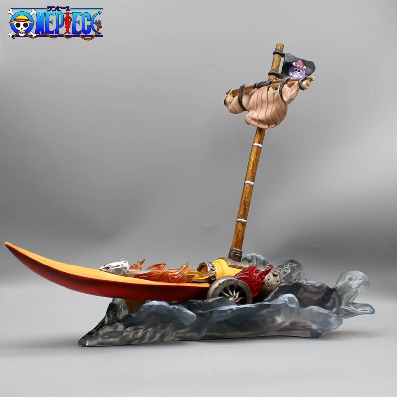 

Фигурка лодки One Piece Ace Portgas · d · ace светящаяся лодка Аниме фигурки 37 см ПВХ Модель Куклы коллекционное настольное украшение модный подарок