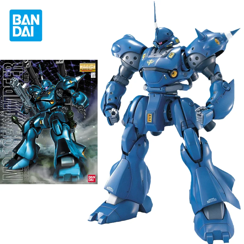 

Bandai Original Gundam Model Kit Anime Figure MG 1/100 MS-18E Kampfer Action Figures Collectible Ornaments Toys Gifts for Kids