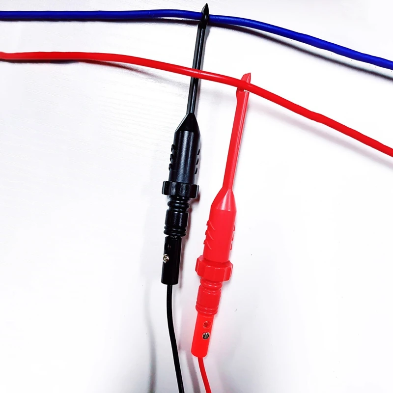 Cable Clips Piercing Test Clip 4Mm Banana Seat Heavy-Duty Insulation Probe Automotive With Back