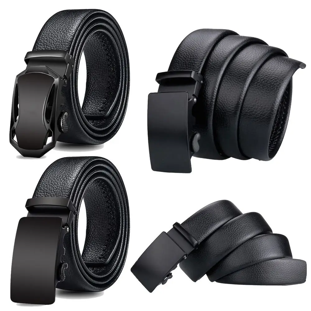 

Fashion Vintage Luxury Famous Designer Casual Leather Belt Pants Bands Automatic Buckle Waistband Ratchet Belts