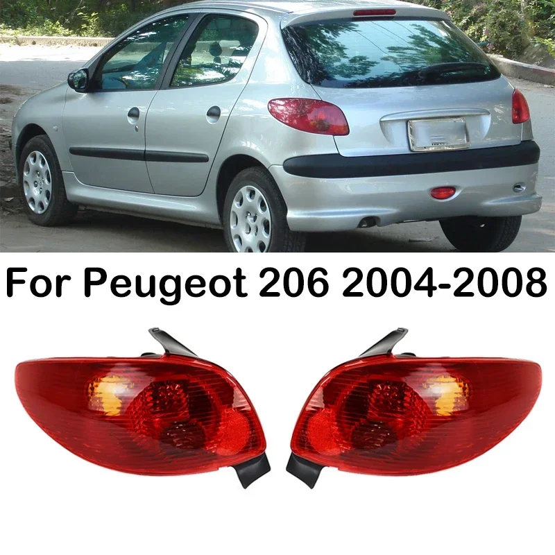 Новый! Для Peugeot 206 2004 2005 2006 2007 2008 Задний бампер автомобиля фонарь Тормозной