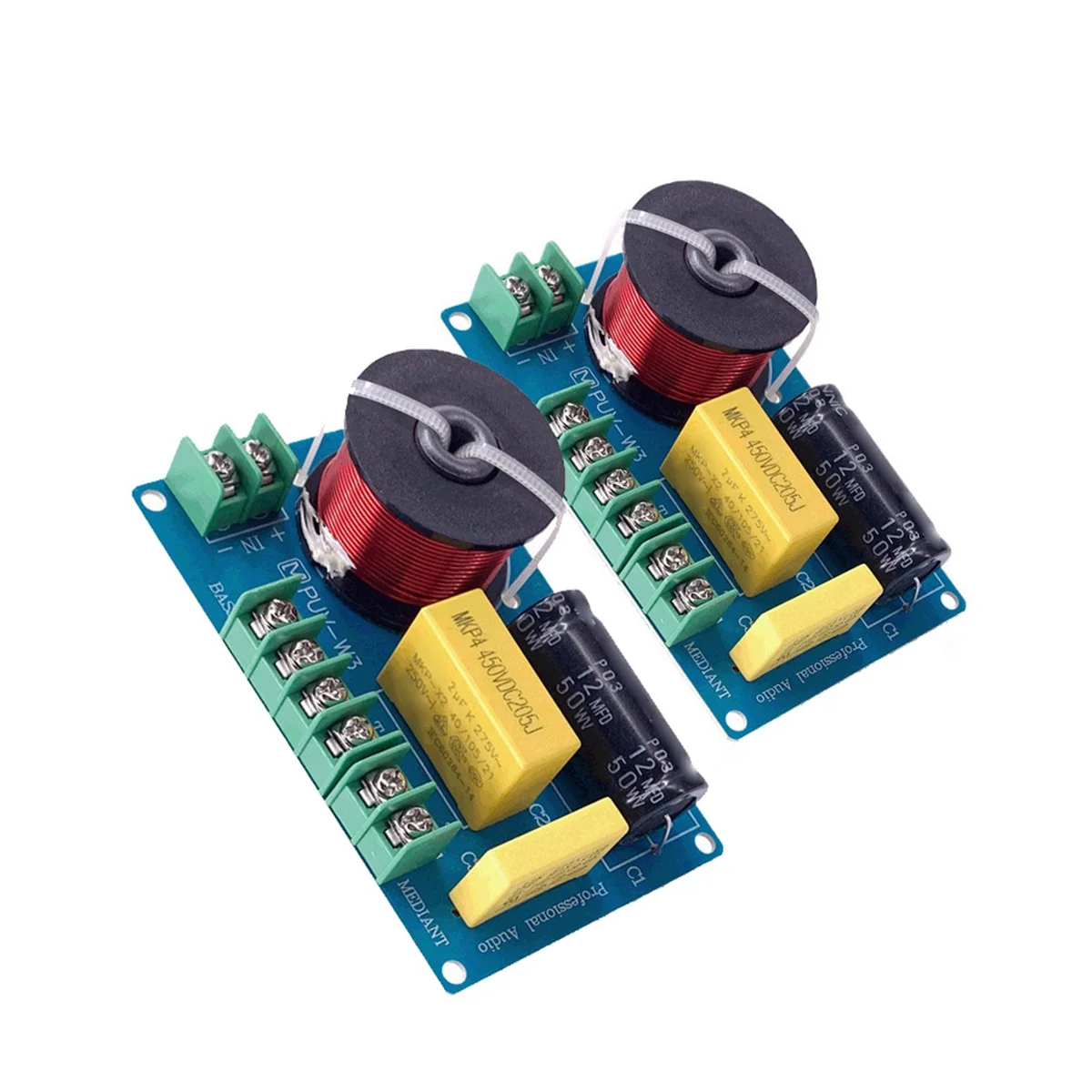 

2 шт., 3-полосные аудио фильтры Hi-Fi 200 Вт