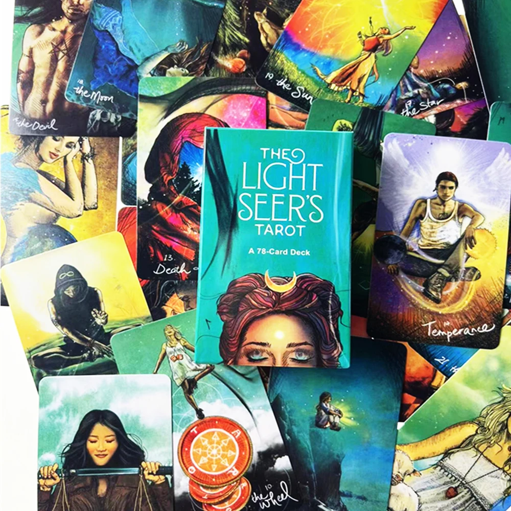 

Light Seer'S Tarot Card Deck 78 Cards Full Color And Guidebook Is A Healing Tool And Guide light seers tarot deck