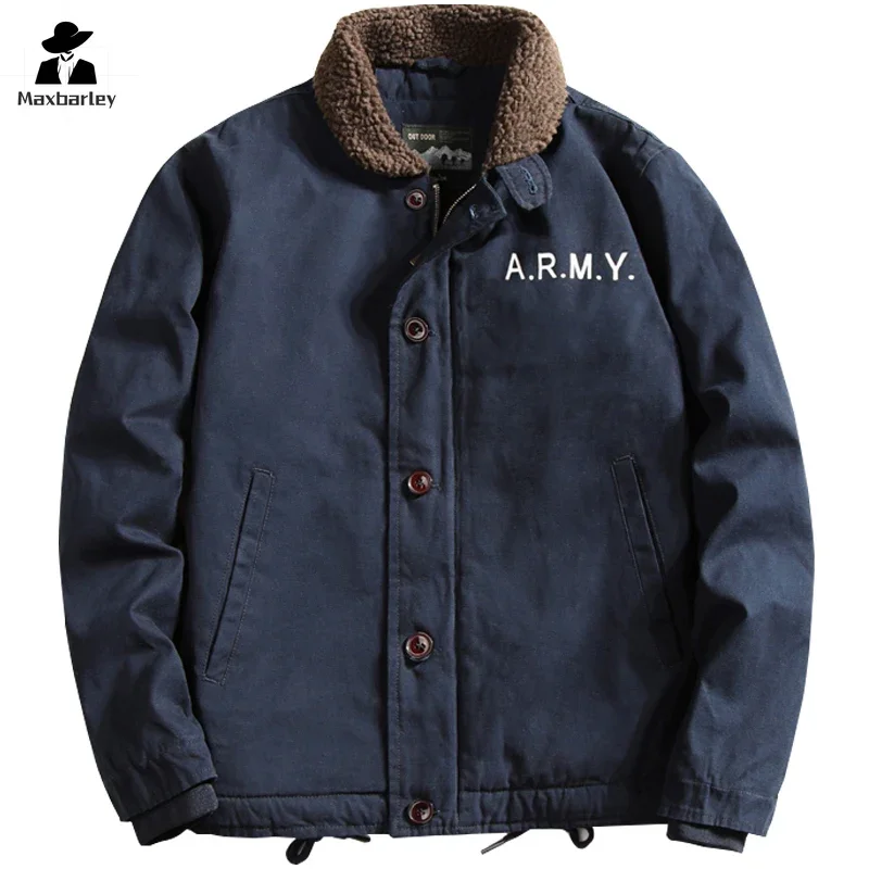 Мужская зимняя теплая куртка из искусственного меха