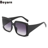 boyarn new square large frame sunglasses thick feet s sunglasses fashion trend sunglasses street shot glasses