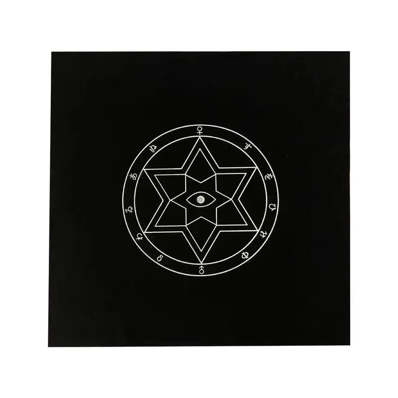 

Скатерть для таро и карт, бархатная ткань для вождения, астрологии, настольной игры, для глаз Бога