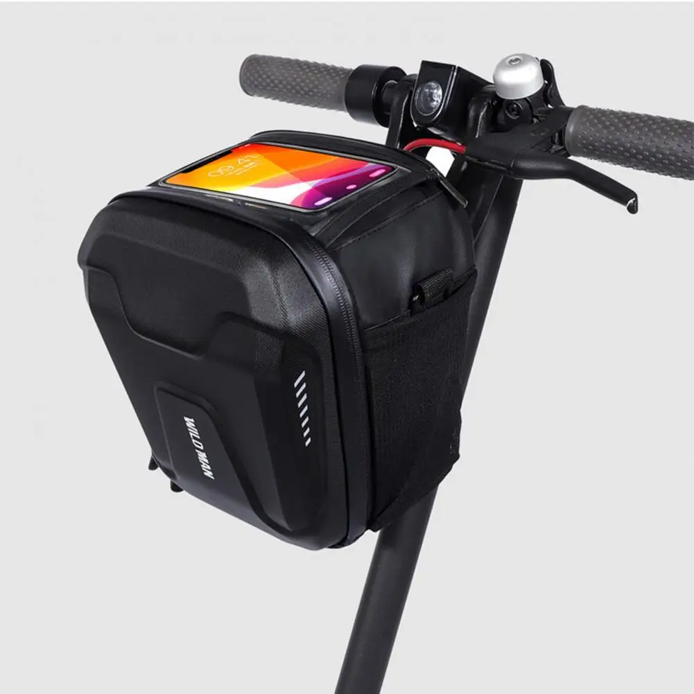 

3L WILD MAN-GS9 Multifunctional Touch Screen Handlebar Bag EVA Hard Shell Cycling Front Bag for Mountain Bike