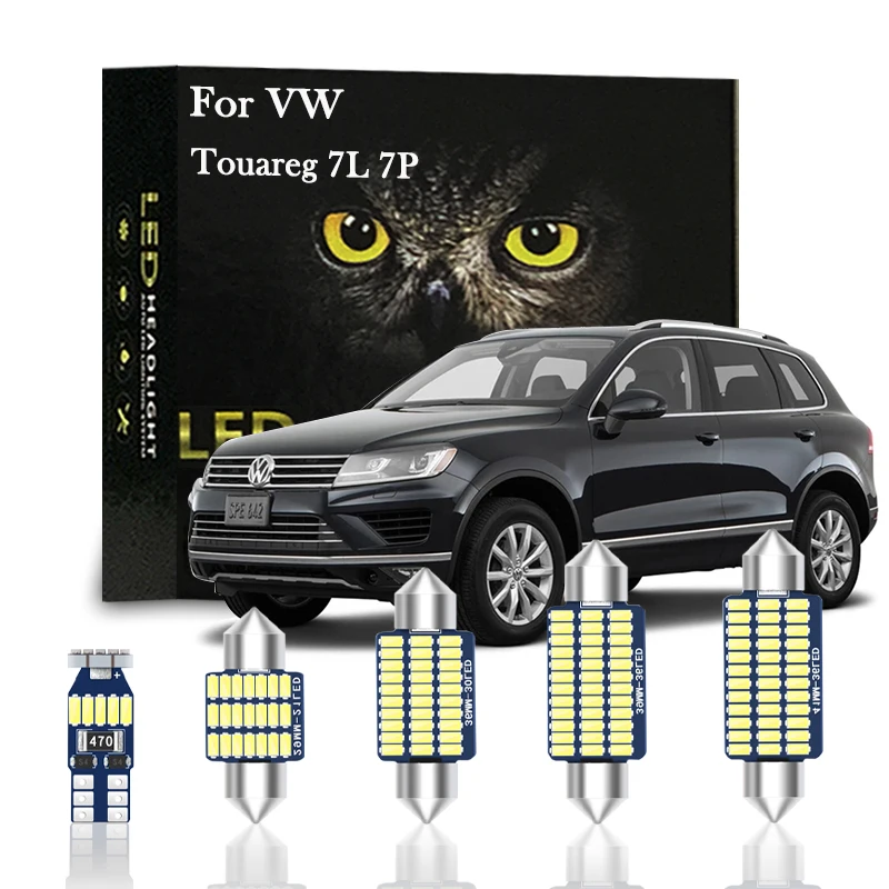 

Canbus For Volkswagen VW Touareg 7L 7P 2003-2005-2007 2008-2010 2011 2012-2015-2017 2018 Interior Lights LED Accessories
