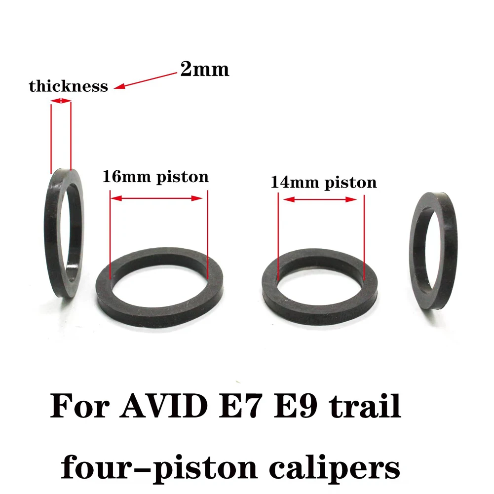 

4 шт. уплотнительное кольцо, Гидравлический Тормозной суппорт для горного и дорожного велосипеда, поршневое уплотнительное кольцо для AVID E7 E9, велосипедные аксессуары Bicicleta