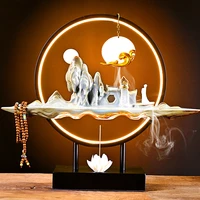 electric led light candlee vessel mountain lamp modern arabic style candlee shisha warmer incienso quemador shisha censers decor