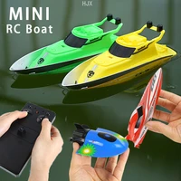 mini 5kmh rc boat radio remote controlled speed ship boats summer beach water toy pool tub speedboat model for boy kid children