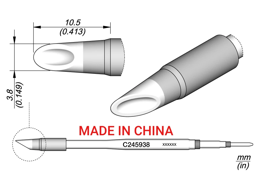 

Наконечники для паяльника JBC C245