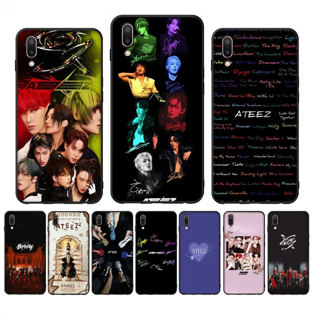 Чехол для телефона KPOP A-ATEEZ Redmi Note 4X5 A 6 7 8 T 9 9S 10 11 11S 11Epro Poco M3 pro