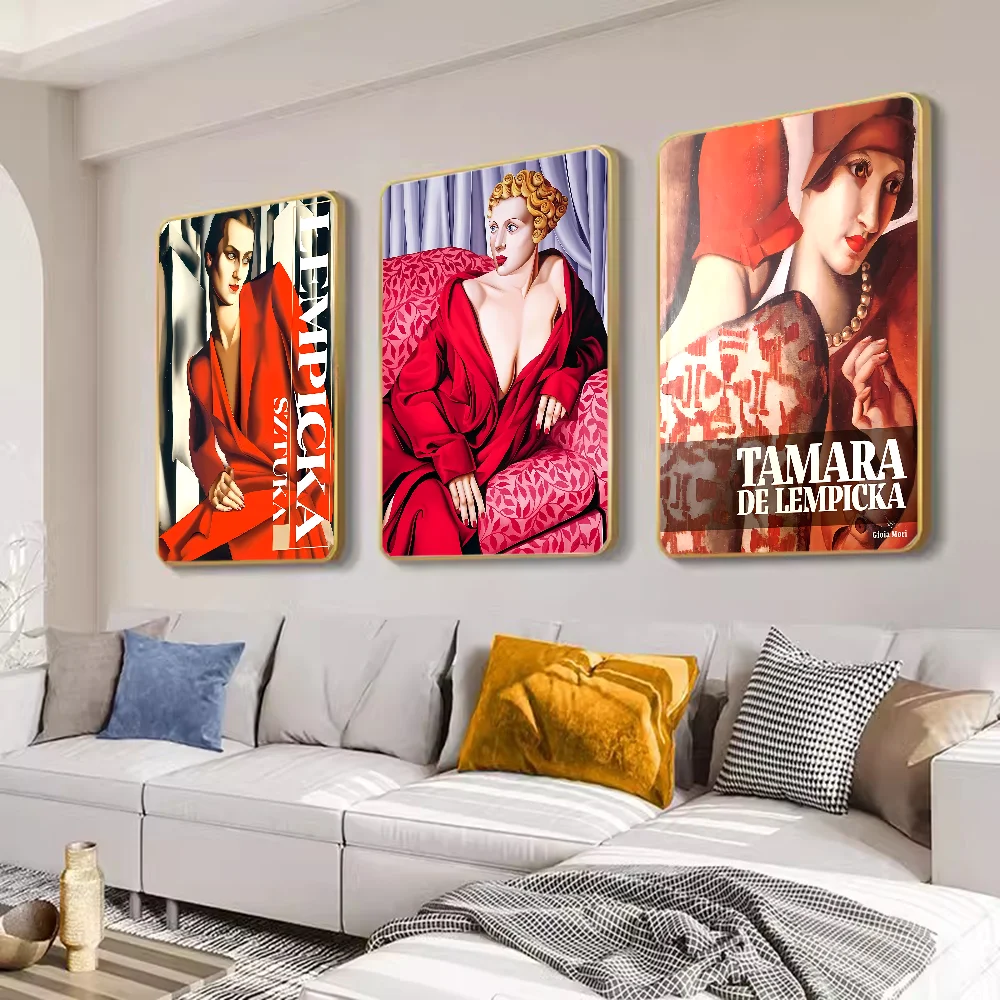 Tamara De Lempicka Художественный Постер Высококачественная Ретро-наклейка Клейкий