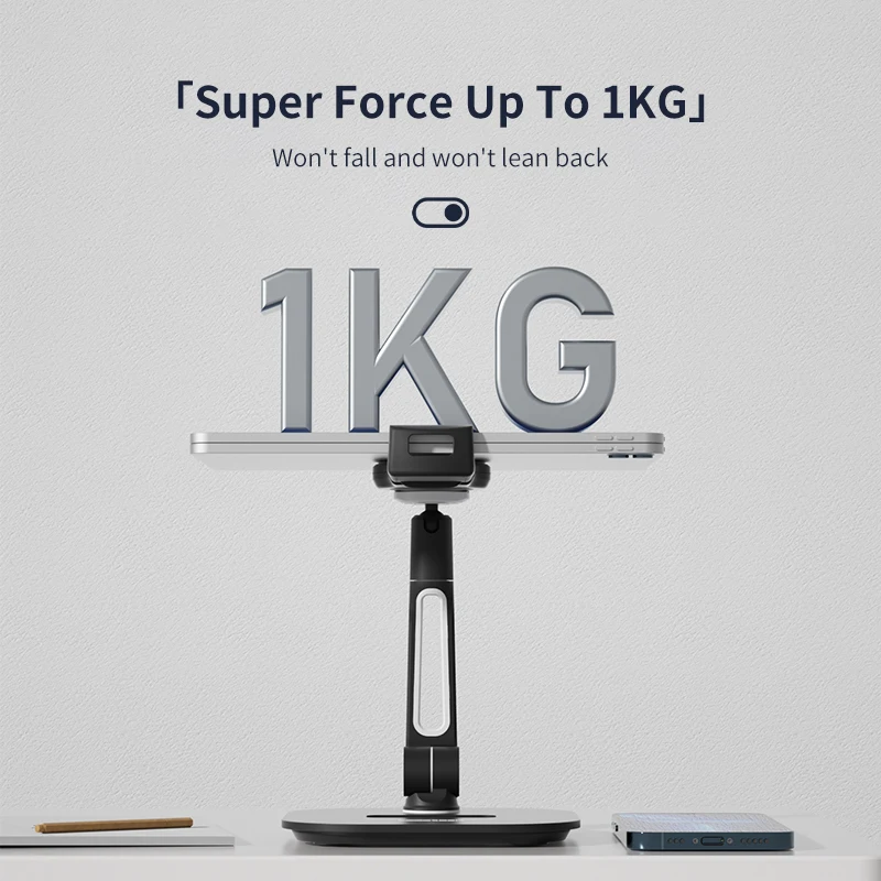 Ledetech Desktop Phone Tablet Stand Adjustable Phone Holder Bedside Flexible Support Stand Foldable and  Multi-Function Holder