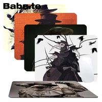babaite vintage cool plague doctor durable rubber mouse mat pad top selling wholesale gaming pad mouse