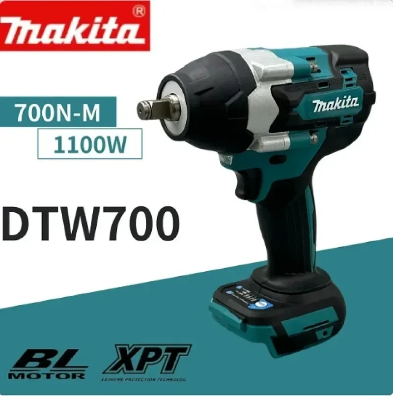 Makita DTW700 Бесщеточный электрический ключ 18 В Аккумуляторная дрель-отвертка