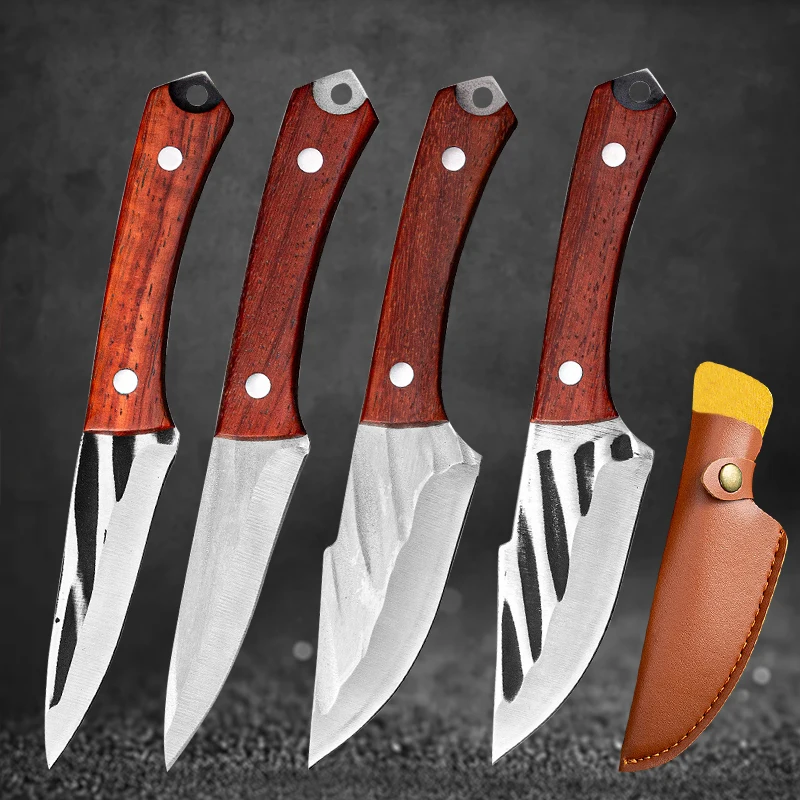 

Handmade Forged Boning Knifes Stainless Steel Kitchen Chef Fishing Knife Meat Cleaver Butcher Knife Meat Cleaver Hunting Knives