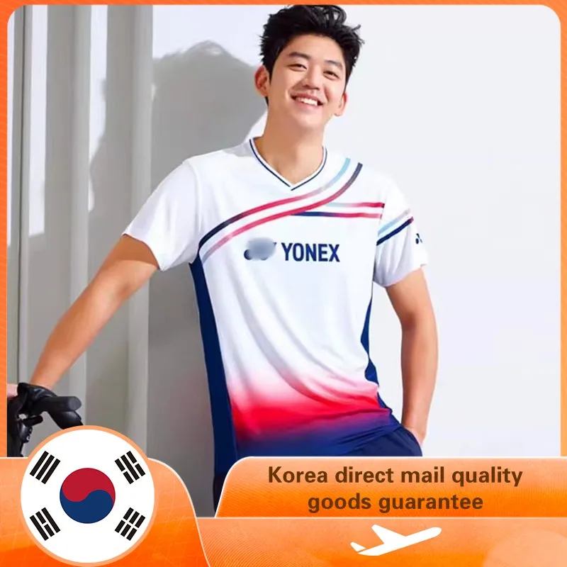 

Yonex Sports T-shirt Men's and women's outdoor sports quick dry absorbent sweat breathable, badminton tennis sportswear