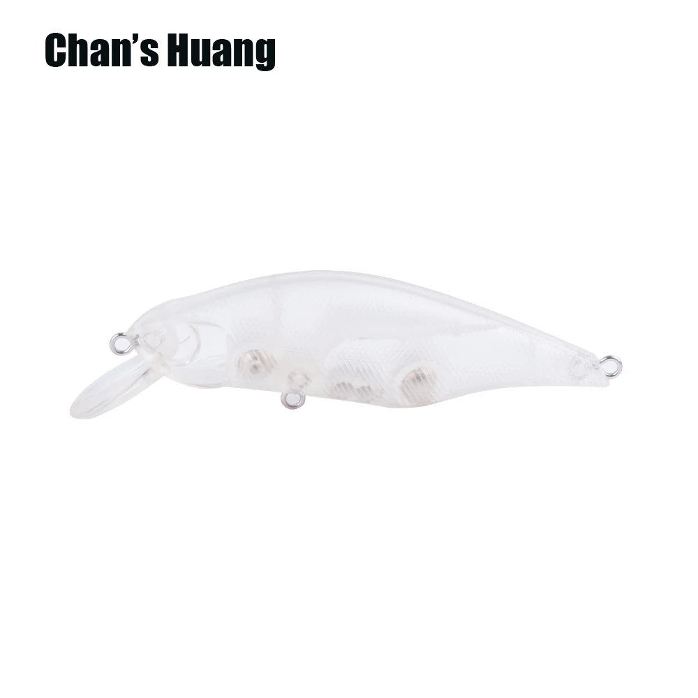 

Chan's Huang 20PCS Handmade Baits Diving Bill Plastic Bodies Bass Fishing Tackle DIY 7CM 5.8G Unpainted Crankbait Lures Blanks