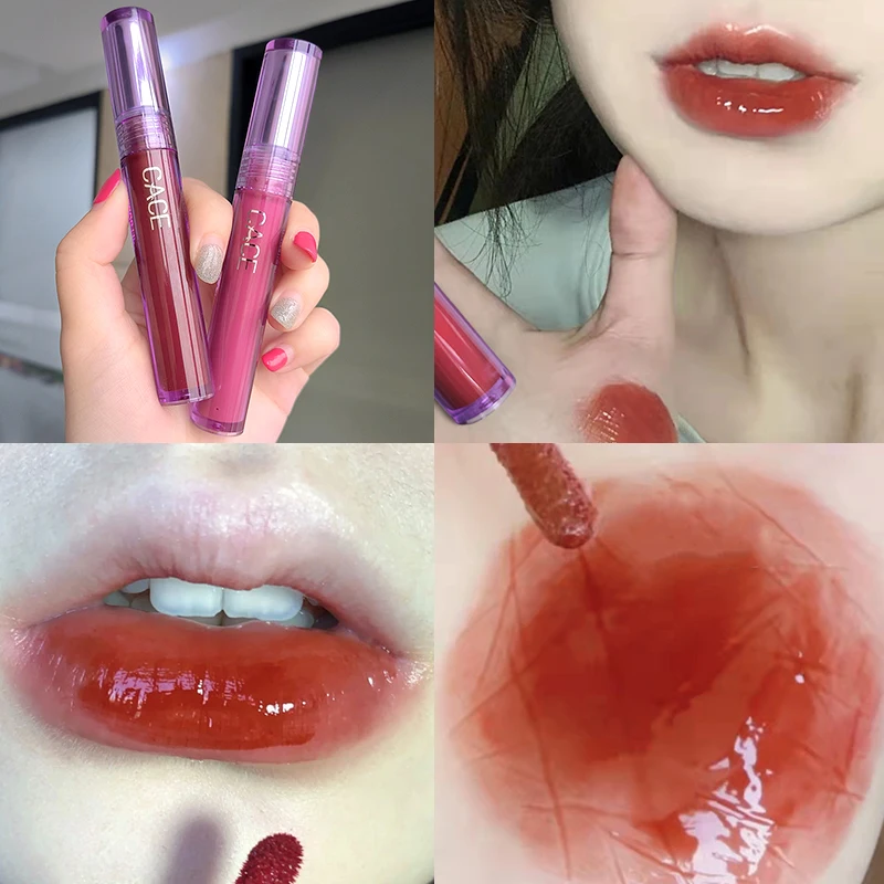 

6 Colors Mirror Lipstick Lip Glaze Lip Gloss Waterproof Sexy Long Lasting Korean Cosmetics Labial Mate Larga Duracion Lip Makeup