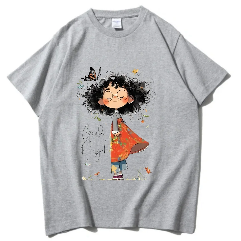 Женская футболка Manal Bashihab мультфильм из хлопка