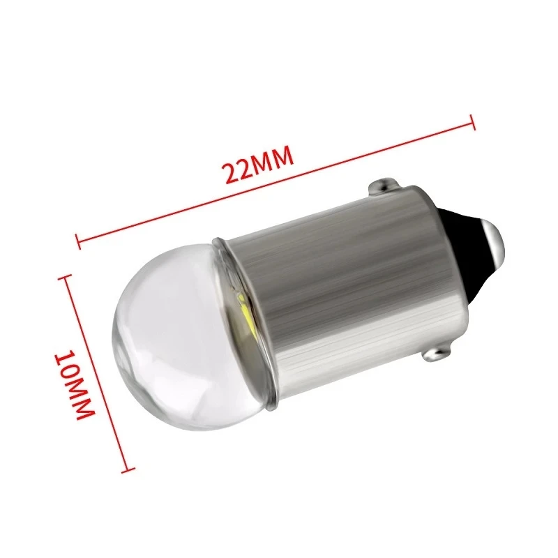 

1 lampe de signalisation Led Ba9s T4W 3030 pour toit de voiture, éclairage de plaque d'immatriculation, blanc 6000K, 12V
