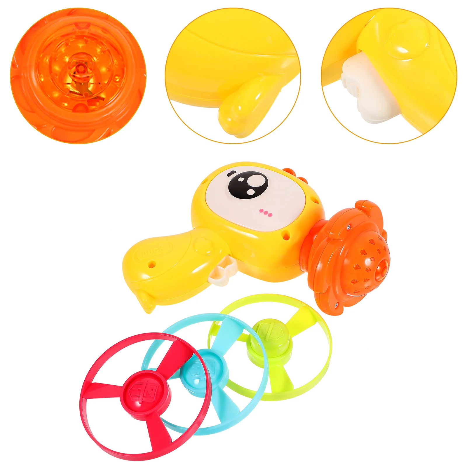 

Toys Saucers Flying Kids Training Disc Shooter Favor Toddler Interactive Pets Chasing Plastic Game Child